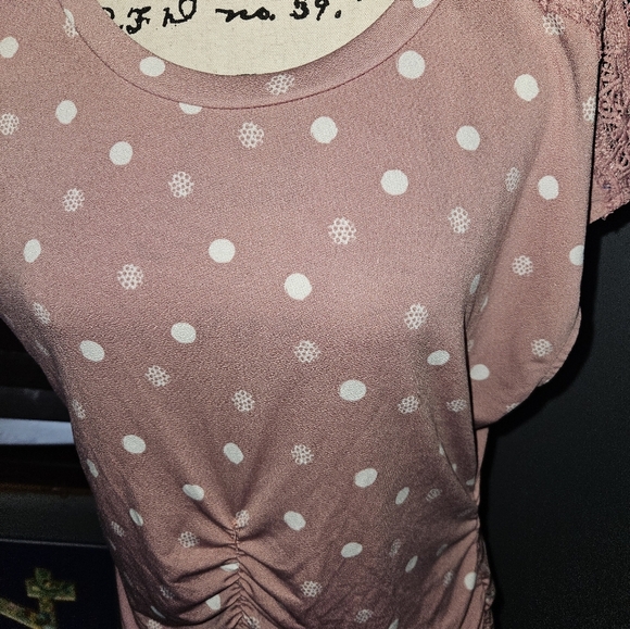 Como Blu Womans Polka Dot Top Size Xl - Picture 5 of 14